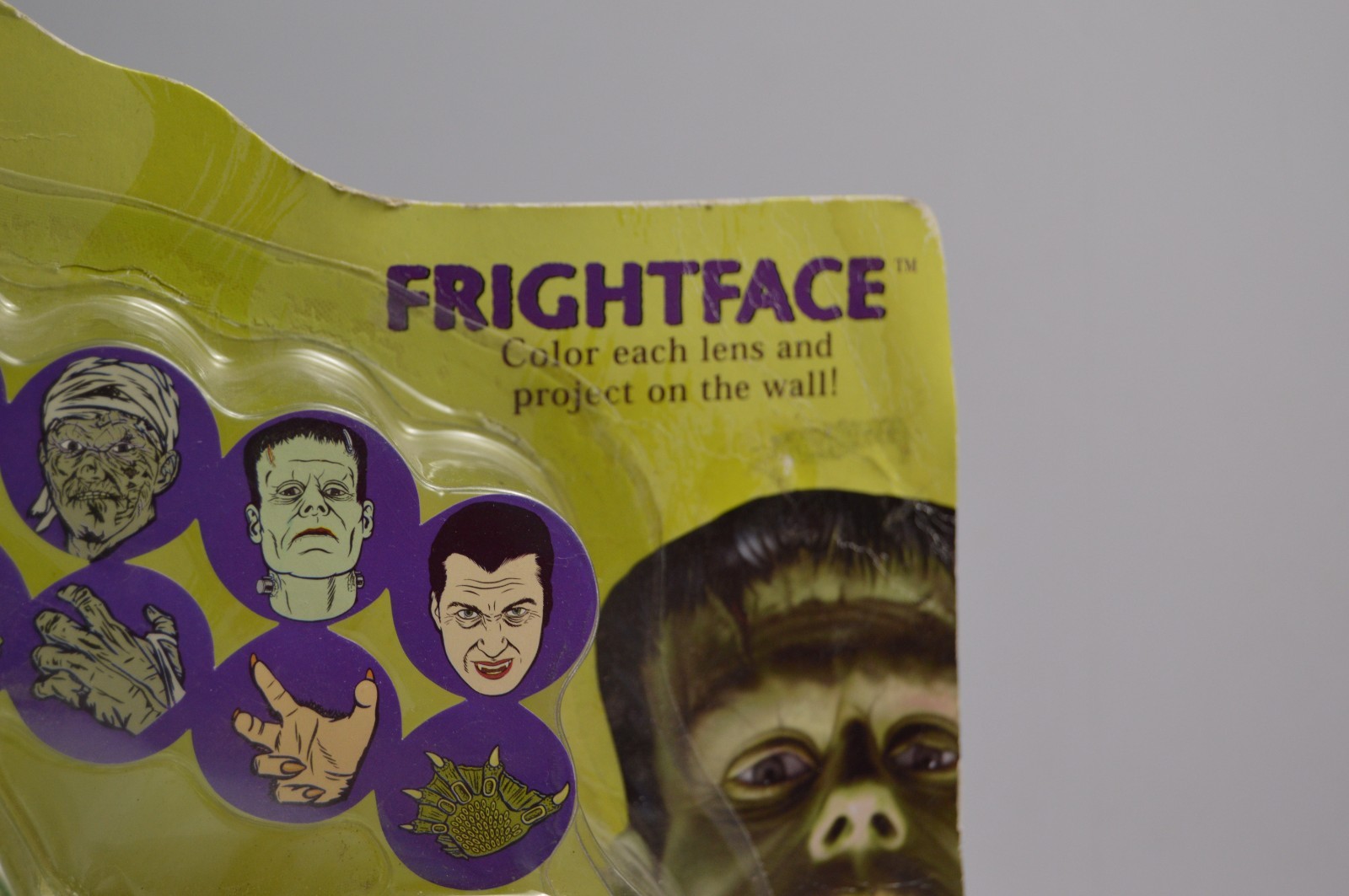 Universal Studios Monsters Frightface NIP Halloween Frankenstein Light Projector
