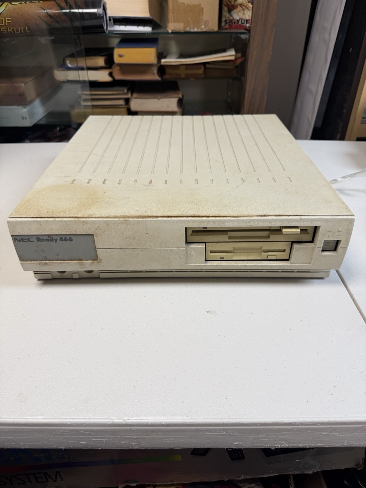 Vintage NEC Ready 466 Personal Computer PC Vintage Gaming Untested As Is W Box