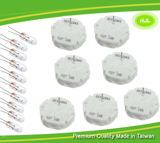 7PCS X27.168 Juken Switec stepper motors Instrument Cluster Gauge Kit+10 bulbs