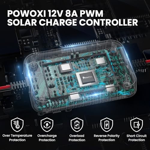 Solar Charge Controller 12V Battery Regulator for Solar Panels | 3 LED