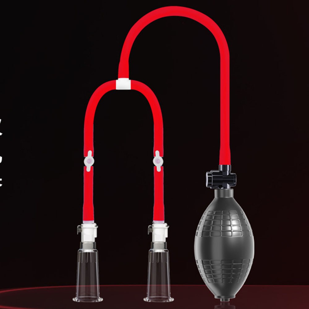 Clitoral Pump System w/ Clit & Nipple Air Tight Interchangeable Cylinders