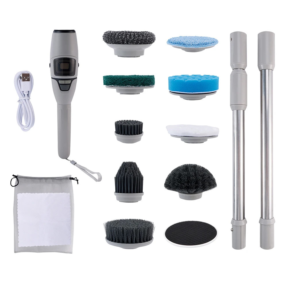 Electric Cleaning Brush 10 in 1 Multifunctional Cleaning Brush for Bathroom Kitc