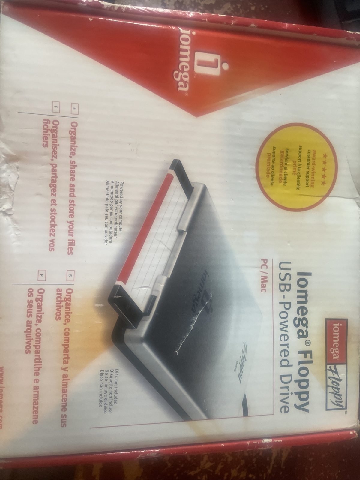 iomega USB-Powered External Floppy Drive | PN: 31062400 BXXU0130 | Excellent