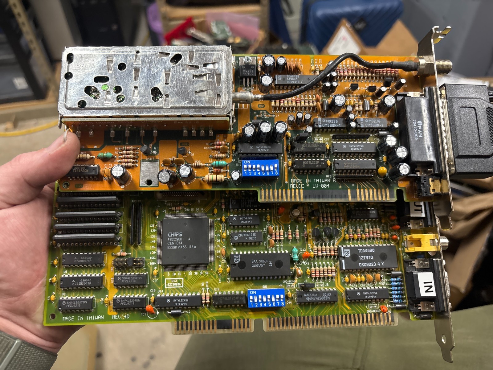 Vintage TV Tuner ISA Card LifeView Video II and Tuner I JM2LV-001 Win95 SAA 9051