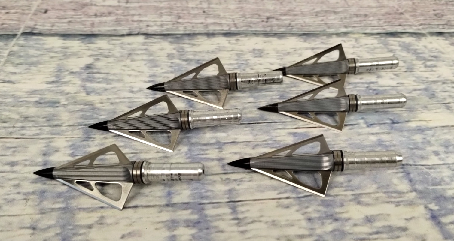 NAP Thunderhead 3 Blade 100 Grain Broadheads Archery Lot of 6