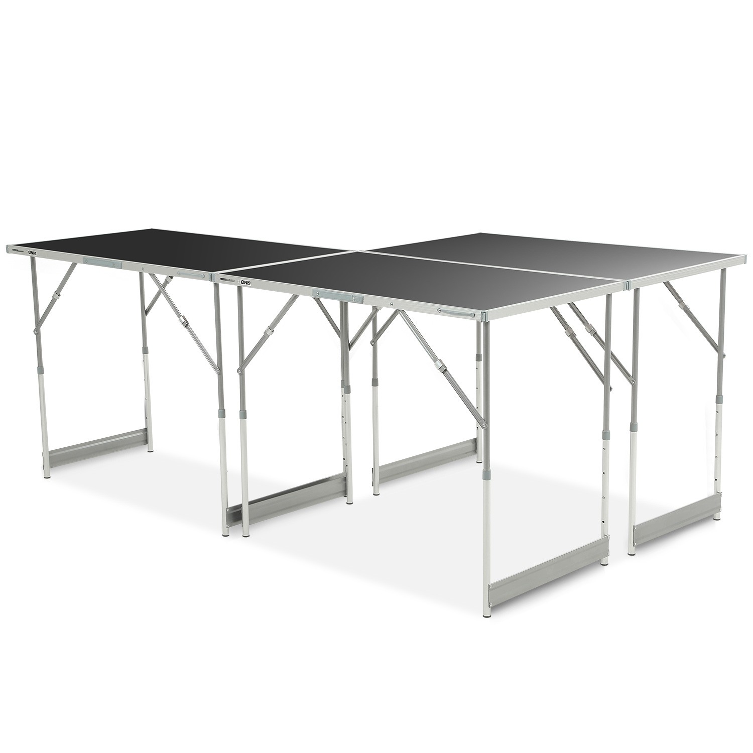 3 X 66.1LB Foldable Adjustable Aluminum Work Bench Professional Craftsmen DIY