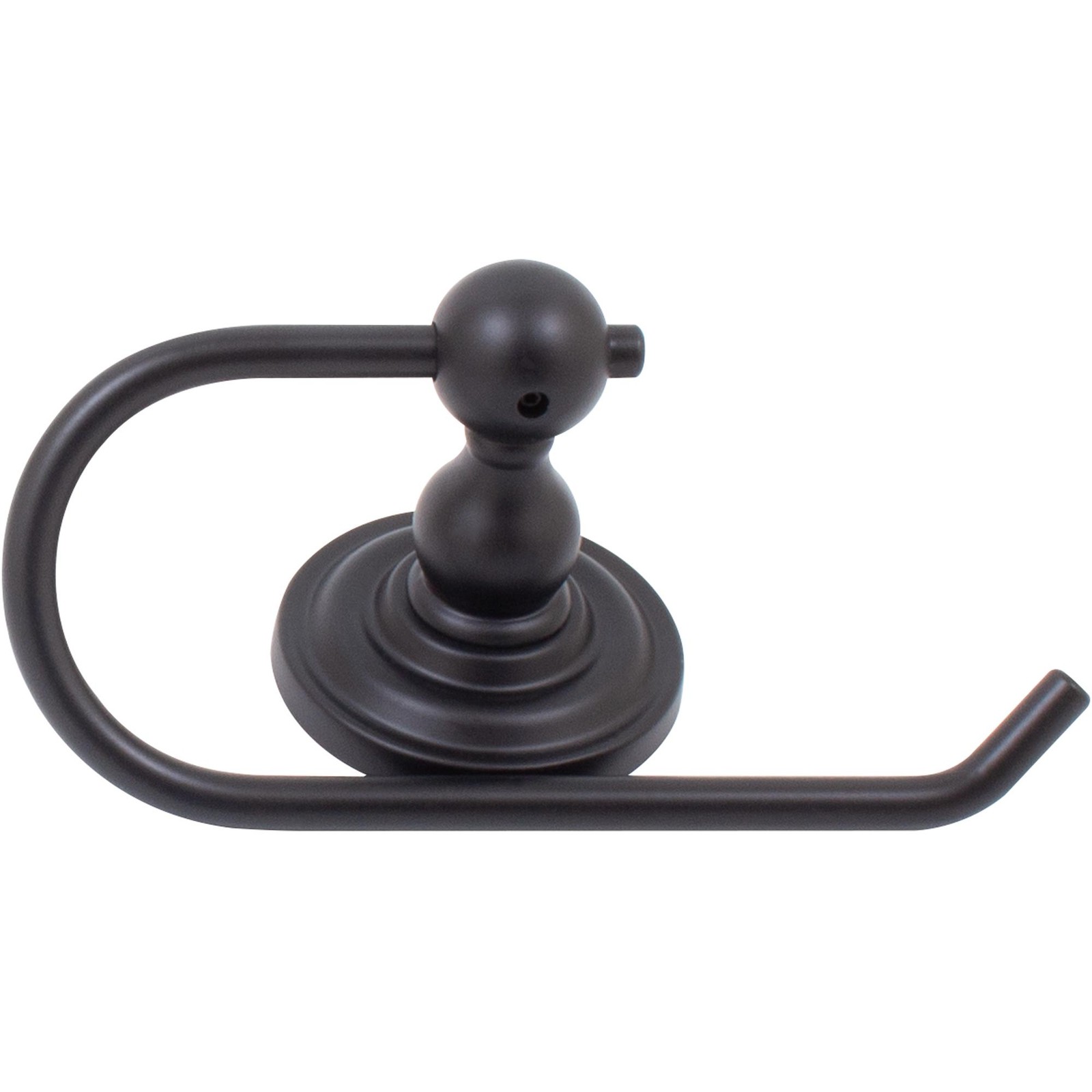 Charlotte European Paper Holder, Matte Black by Stone Harbor Hardware