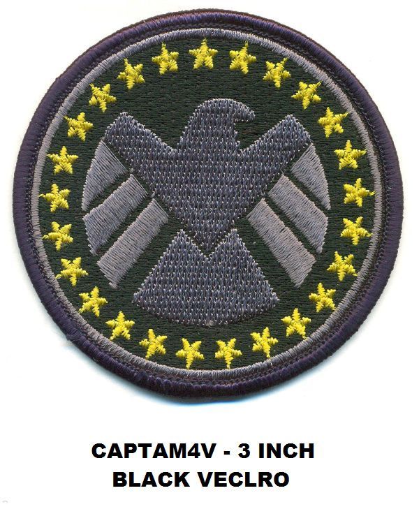 CAPTAIN AMERICA AGENTS OF SHIELD VEL-KRO PATCH - CAPTAM4V
