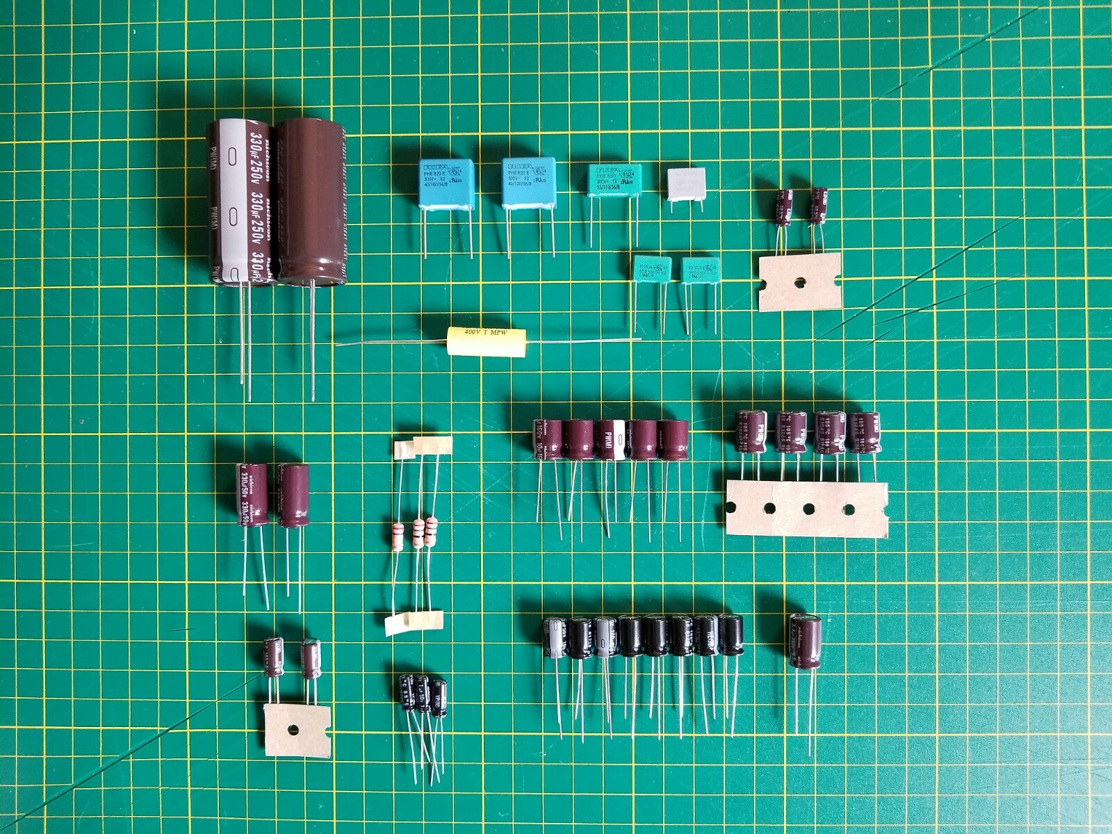 Tektronix LVPS Power Supply A2A1/A3 Capacitor Kit Alu+Film 2445B 2465A 2465B