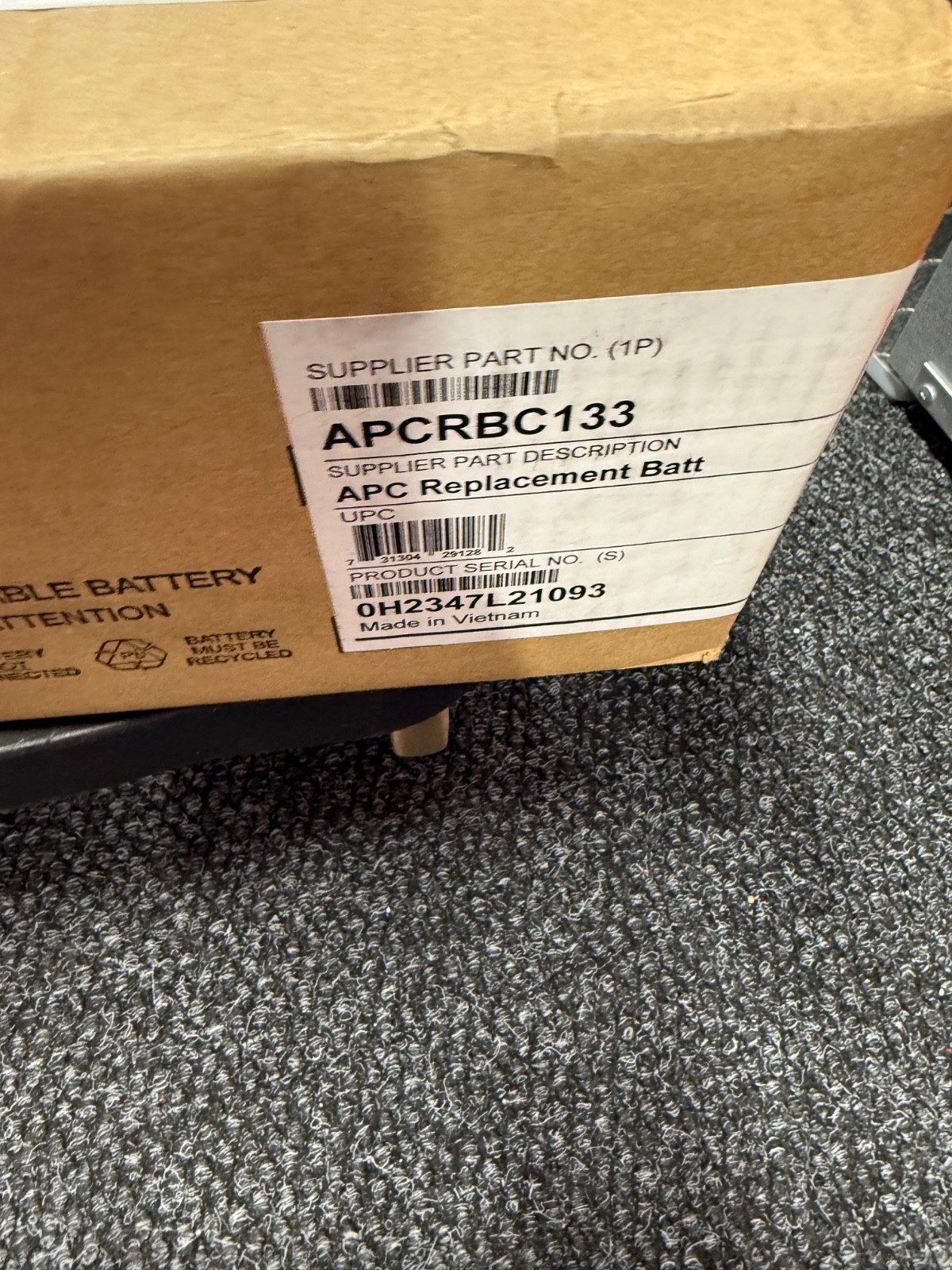 Brand New APC RBC133 Replacement Battery Cartridge