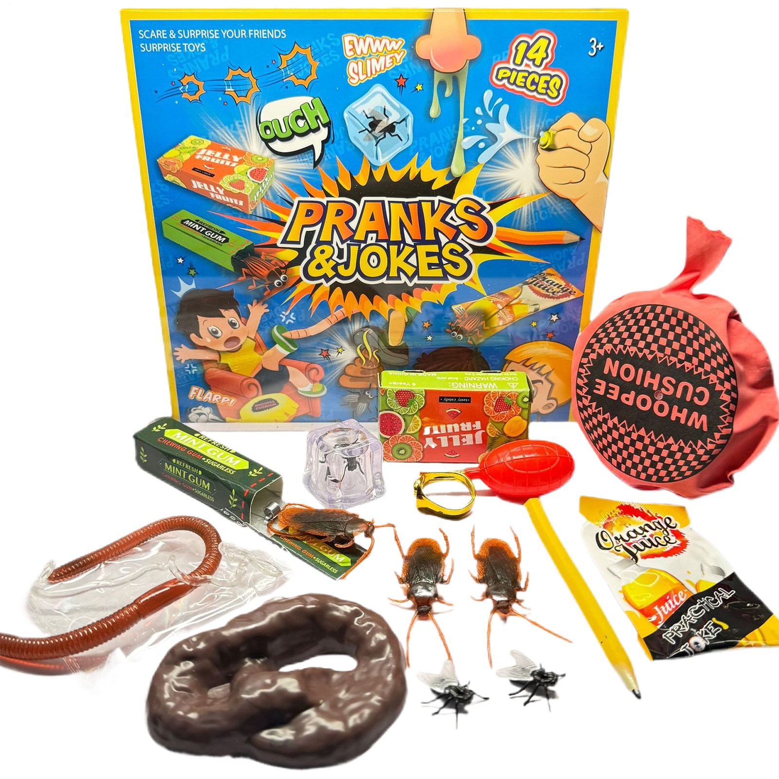 Prank Kit Pranks Pack And Joke Toys Box Set April Fools Prank Stuff Noise Maker