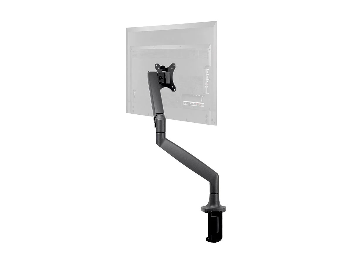 Monoprice Single Monitor Adjustable Gas Spring Desk Mount - Black Up To 34 Inch