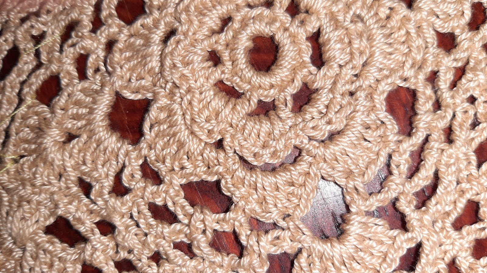 crochet placemat
