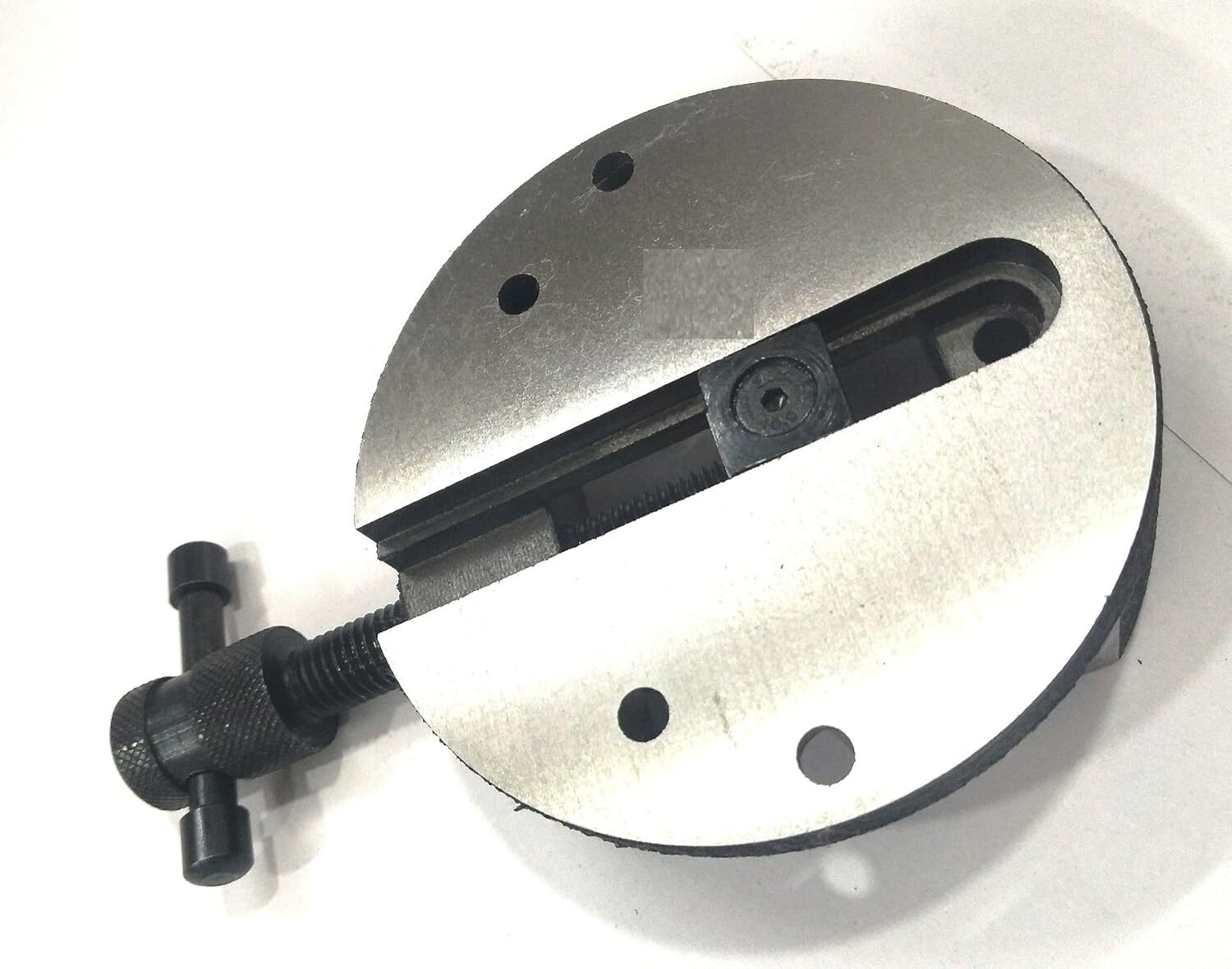 4"/100mm Rotary Table Horizontal Vertical w/ Suitable Round Vice & Clamp Kit-USA