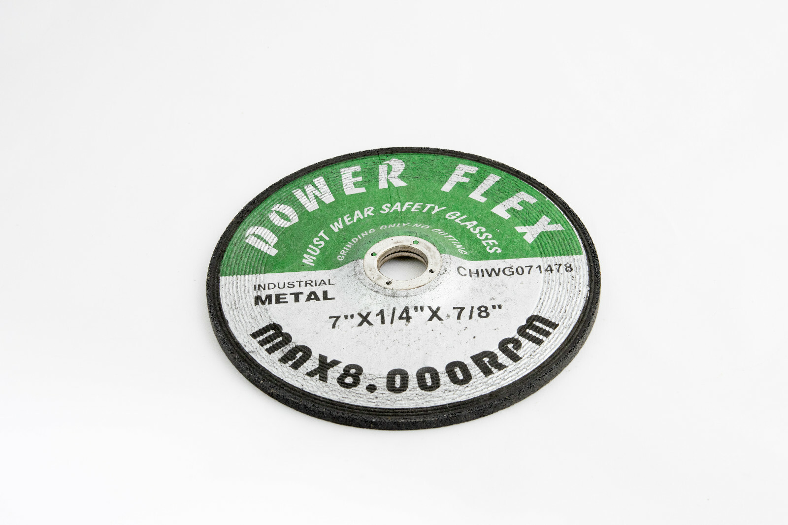 7 inch 1/4" Metal Grinding Wheel with 7/8" arbor - New