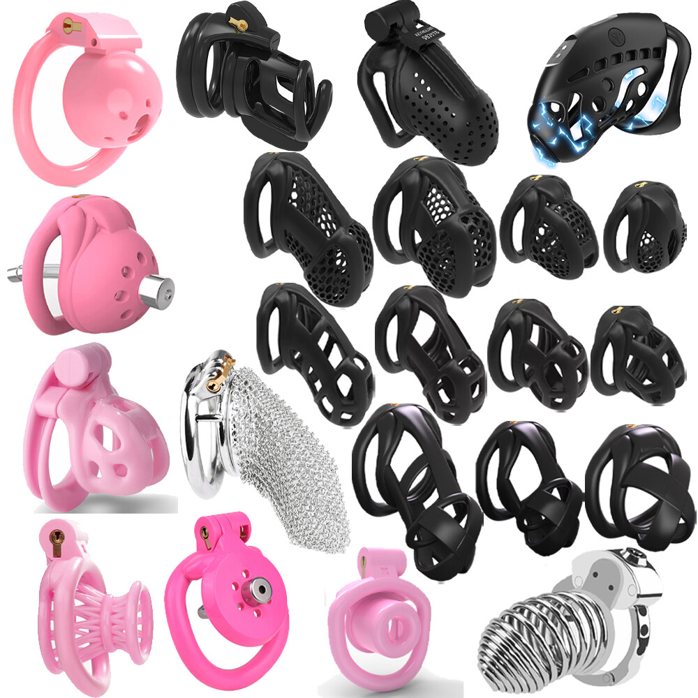 NEW Beehive Pro Breathable Cage Male Chastity Device Mini Lock  with Rings Man