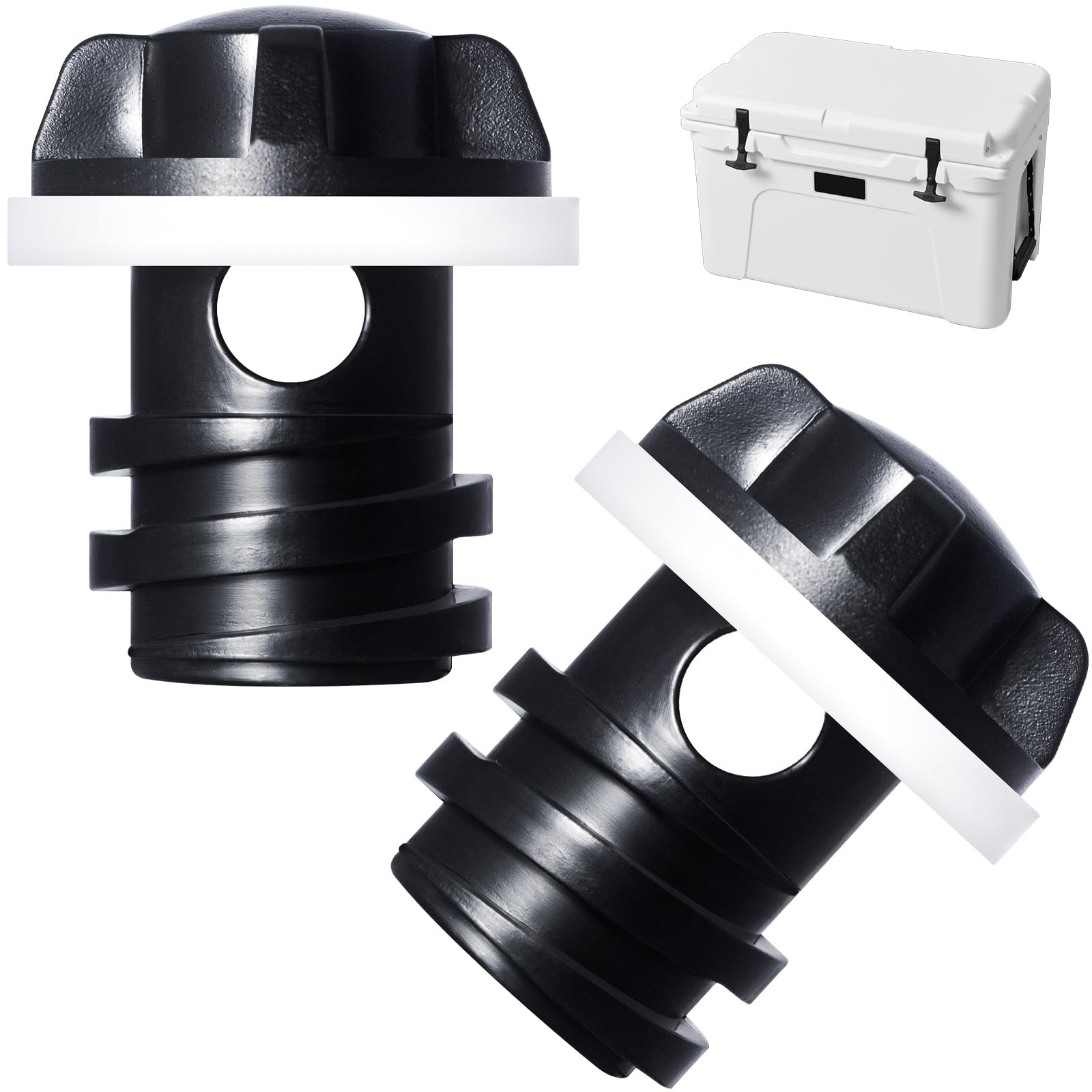 Cooler Drain Plug for YETI, 2 Pack Replacement Cooler Accessories, Compatible wi
