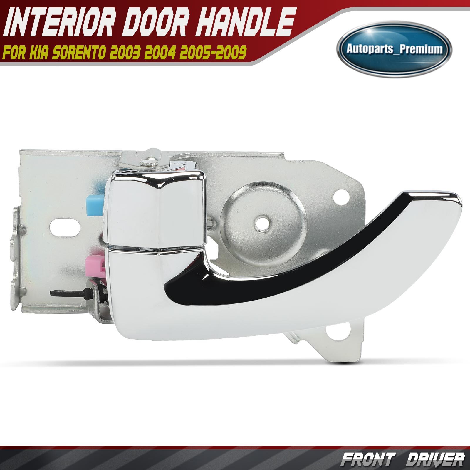 Front Driver LH Chrome Interior Door Handle for Kia Sorento 2003 2004 2005-2009