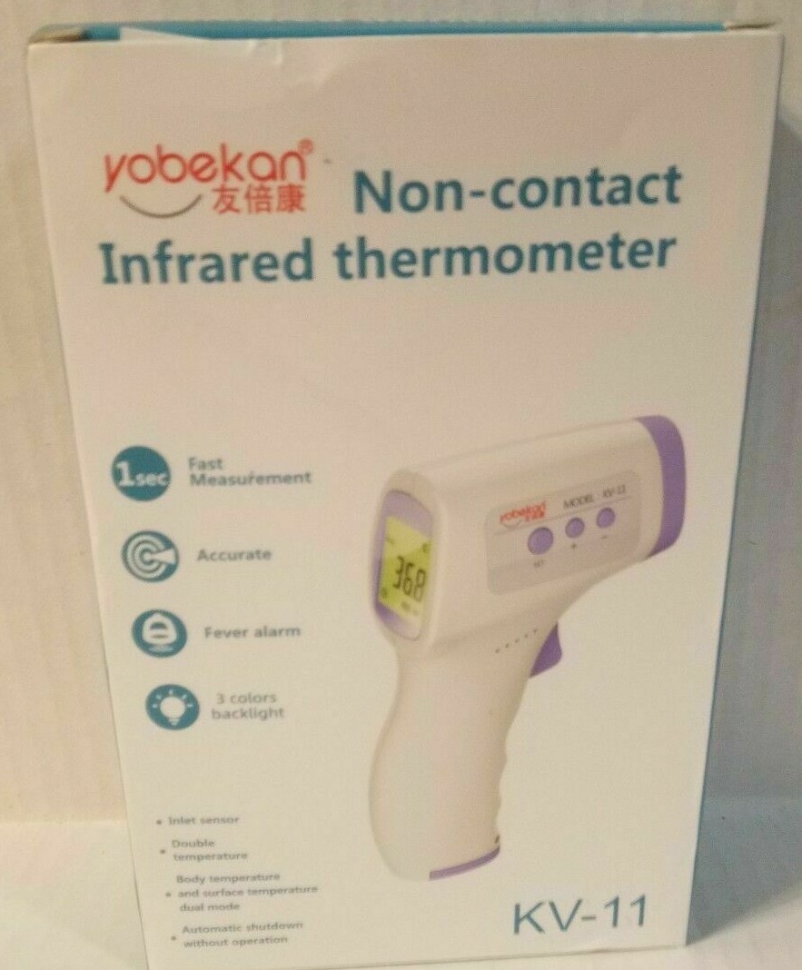 Yobekan KV-11 Non-Contact Infrared Thermometer Exp 2023 New in box free shipping