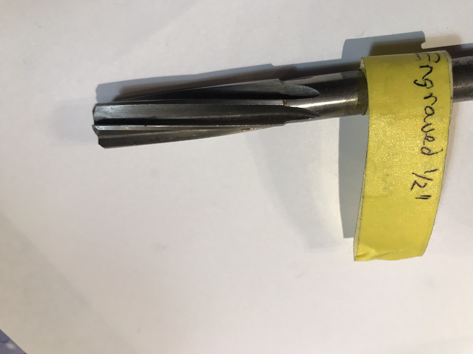 Reamer Bit 1/2” Spiral 6 Flute Stock #0500