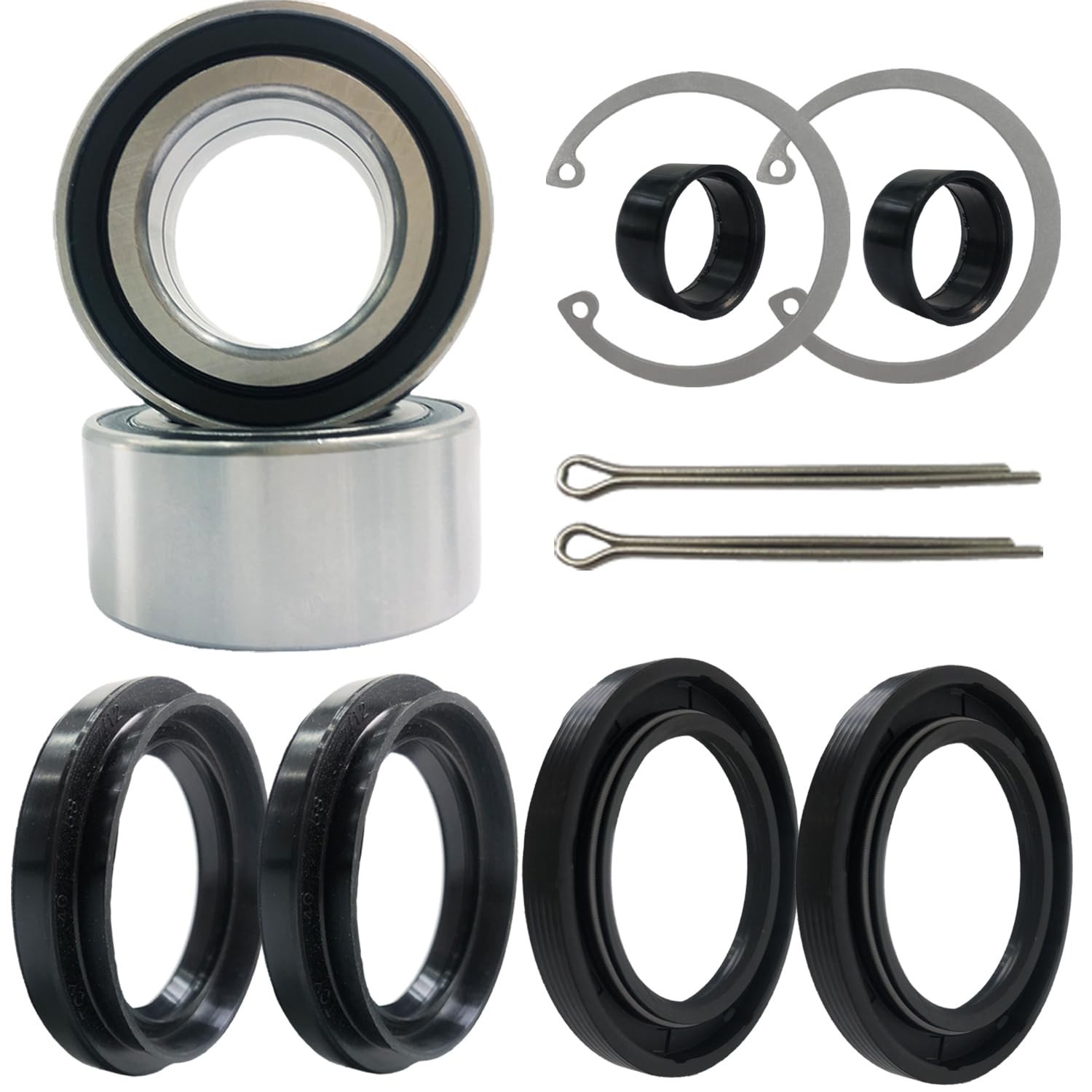 Front Wheel Bearing & Seal Kit Fit for ATV Foreman 400 450 500 Rubicon 500 Ri...