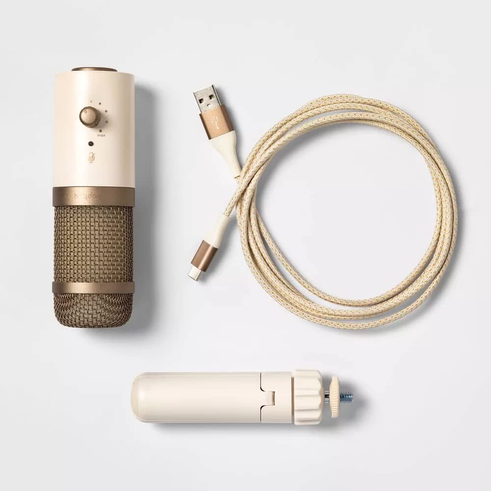Desktop Microphone - Stone White