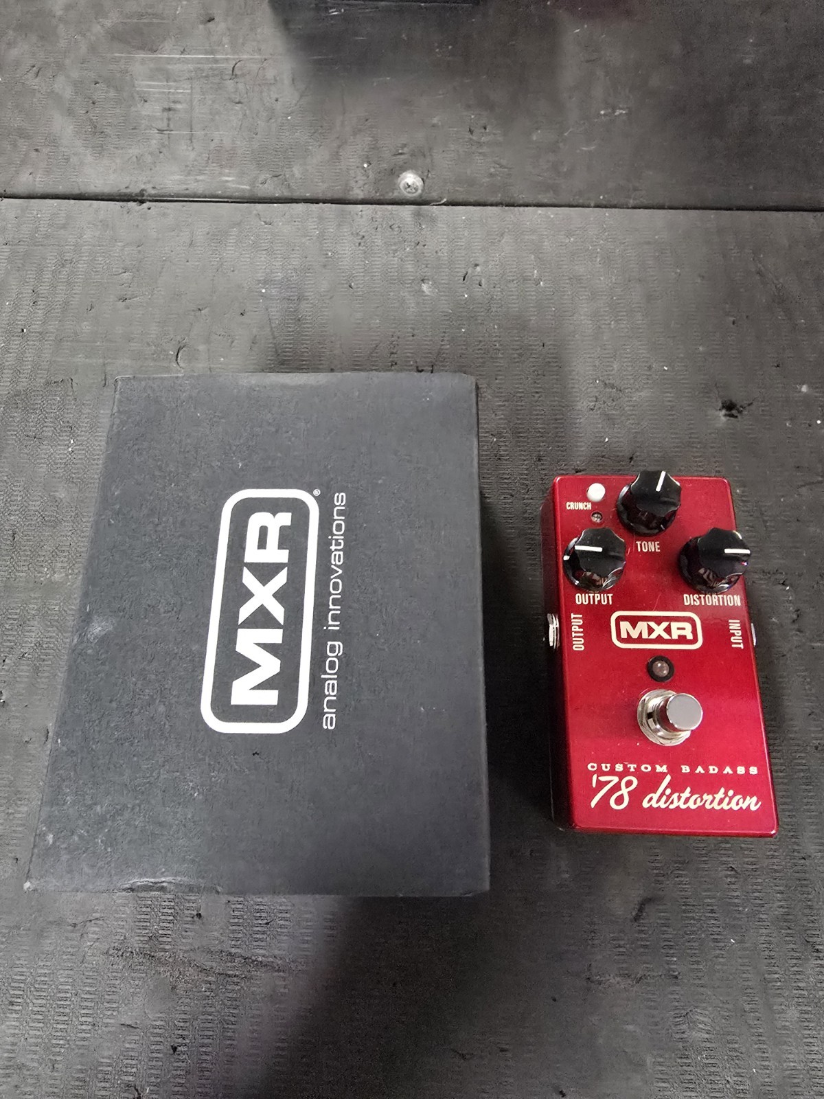 Dunlop Guitar Pedal MXR Custom Badass '78 Distortion Effect Nice!