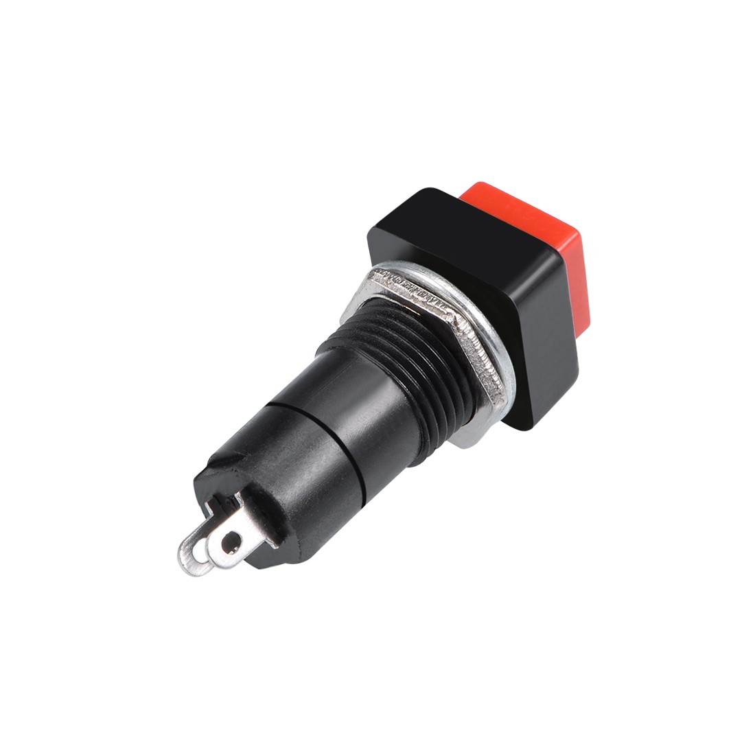 10pack 12mm Red Momentary Push Button Switch Square Flat Button SPST NO