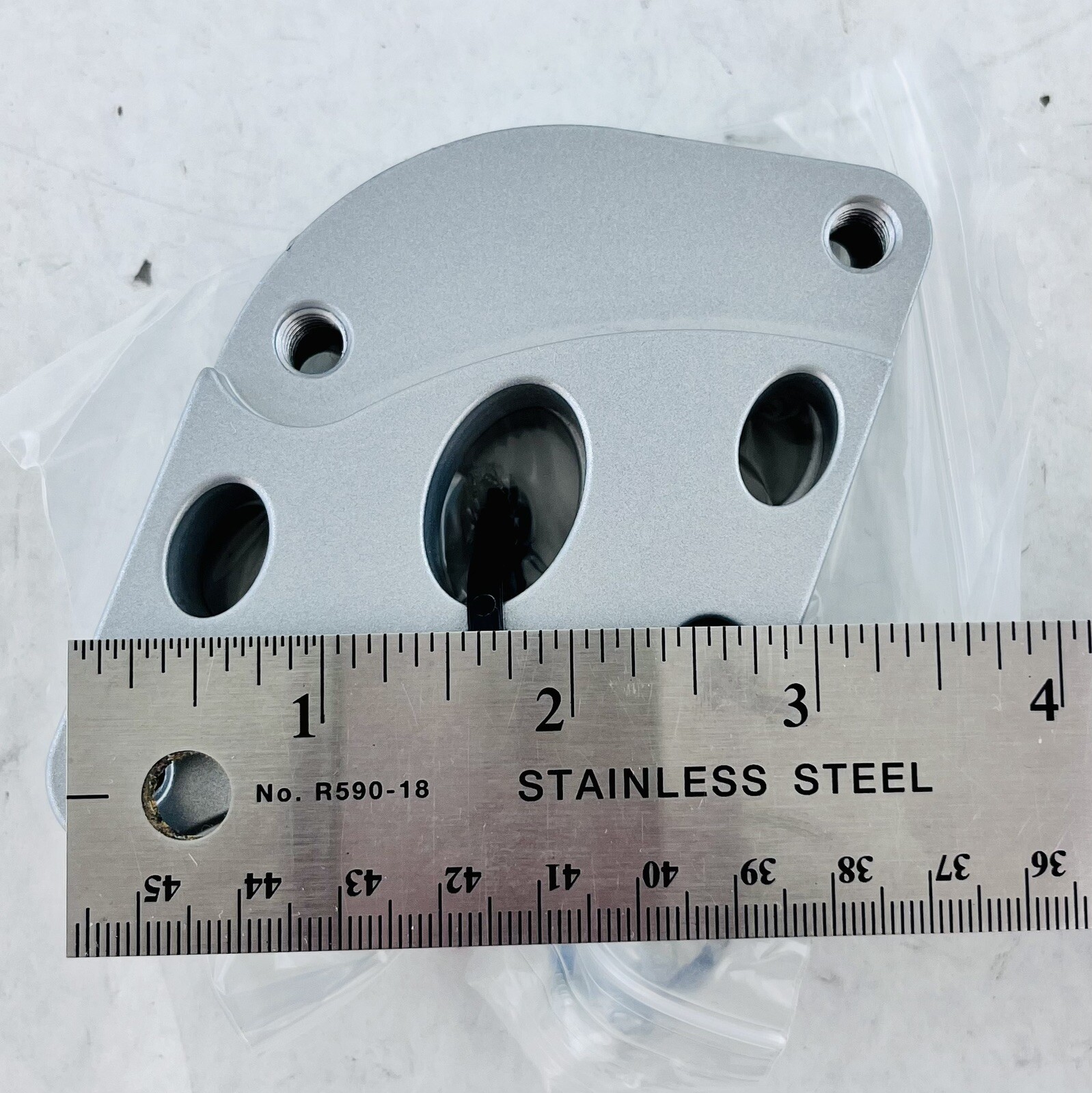 Seat Depth Reduction Set Plates and Hardware Silver for Ottobock