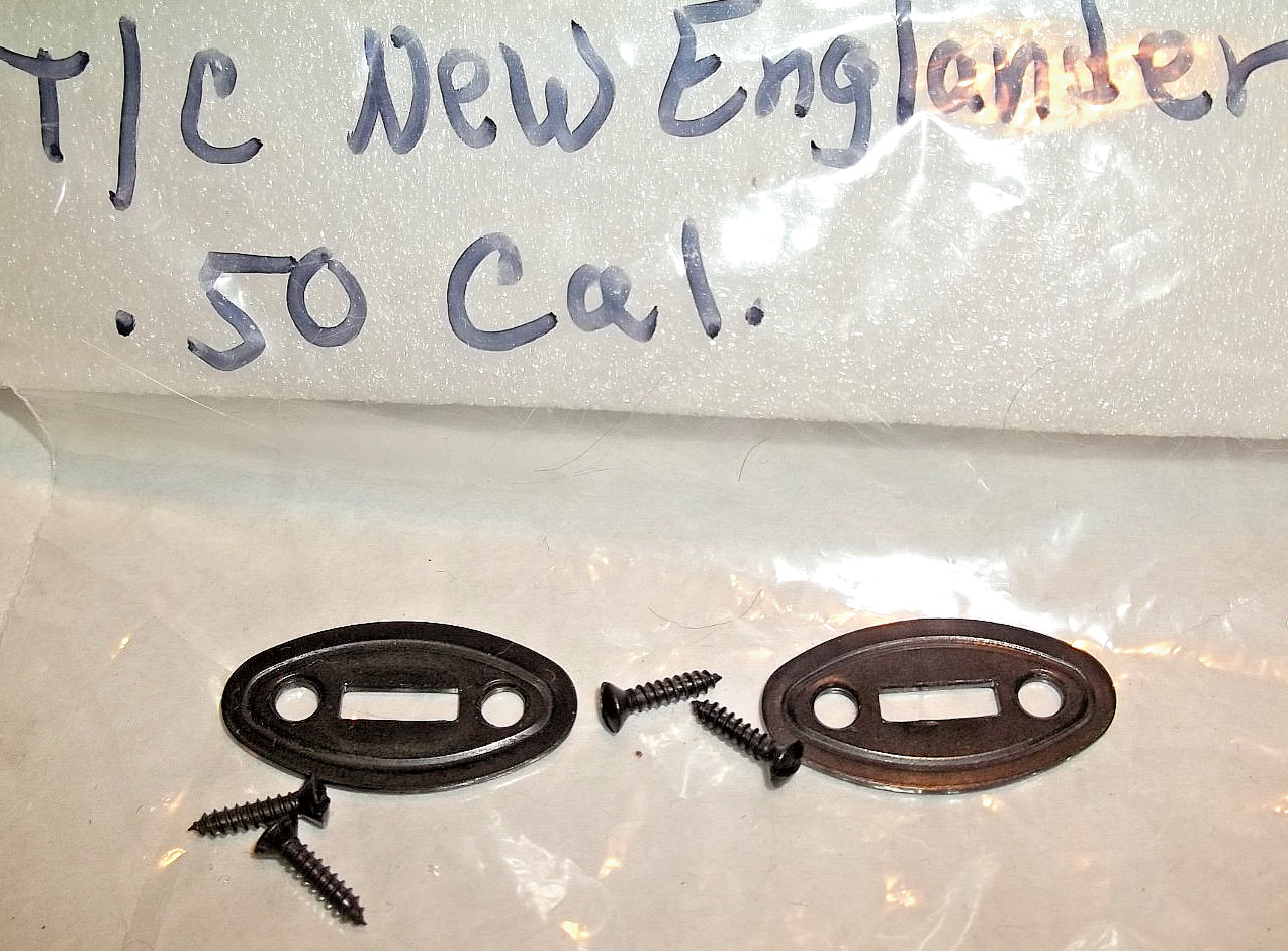 T/C Thompson Center New Englander Barrel Wedge Escutcheon Plates & Screws FREE S