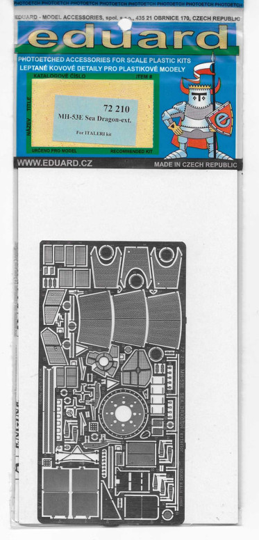 Eduard MH-53E Sea Dragon Exterior Photo Etch Details For Italeri Kit in 1/72 210