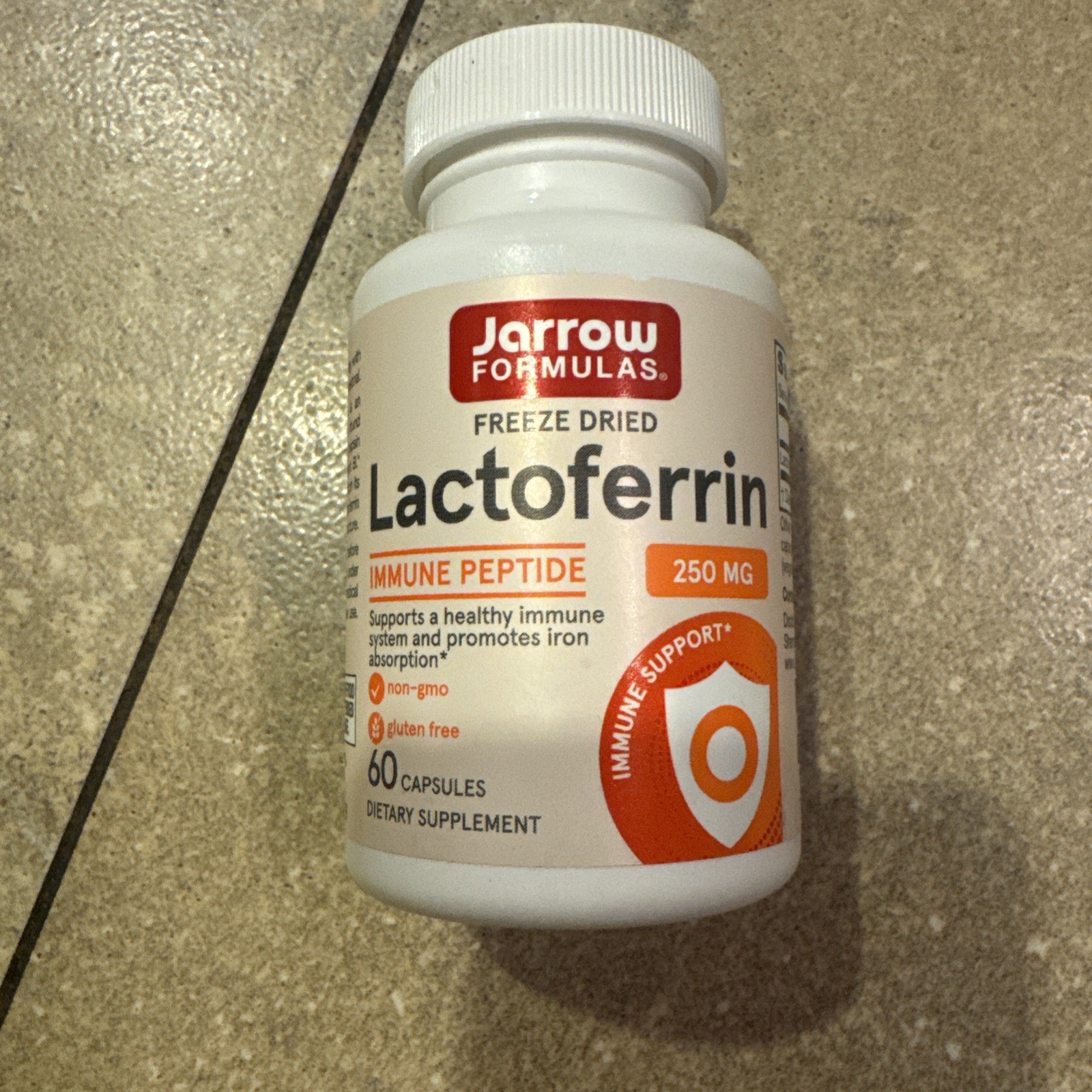 Jarrow Formulas Lactoferrin 250 mg - Immune-Supporting Glycoprotein - for Health