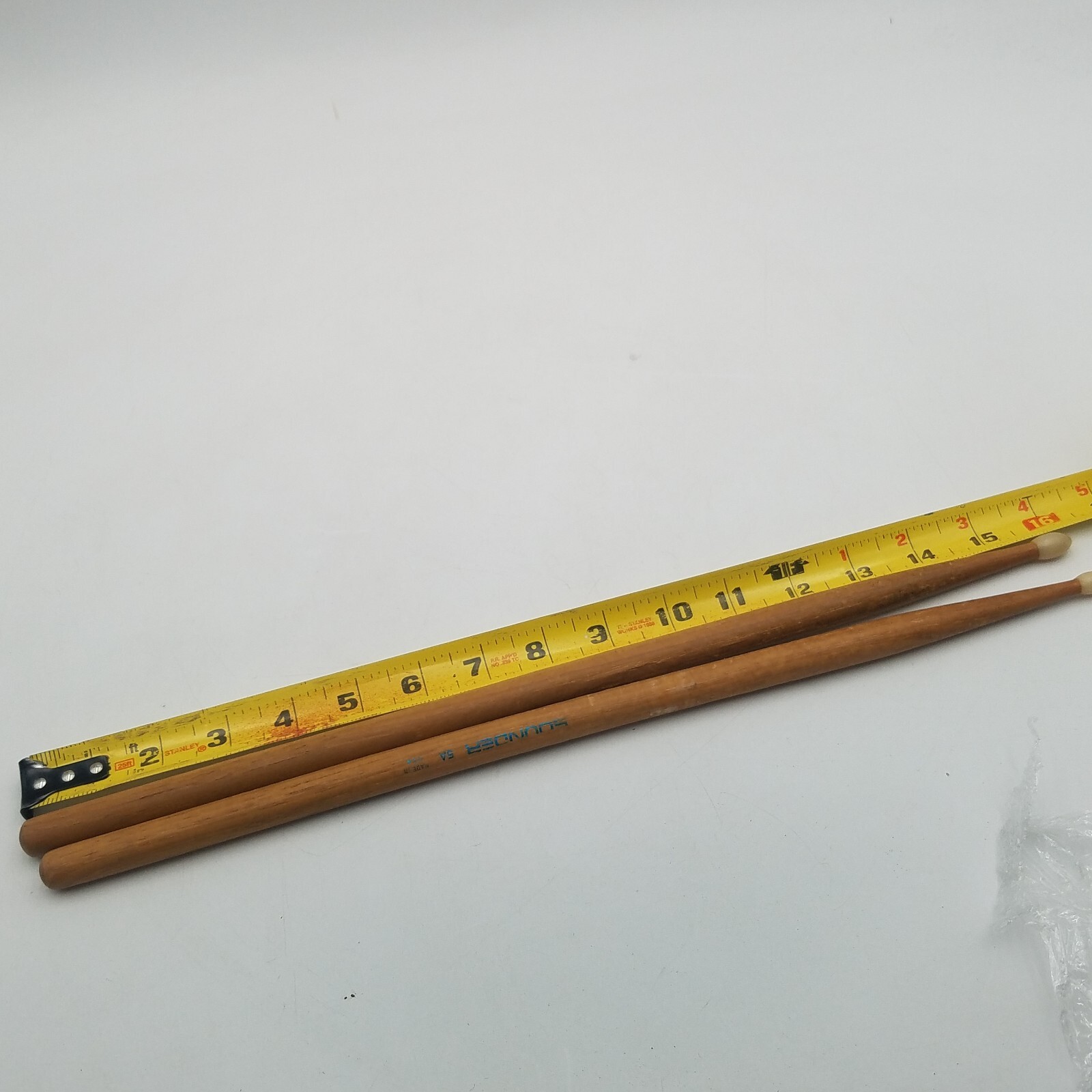 Pair of VTG Sounder 5A Wood Drumsticks 16"