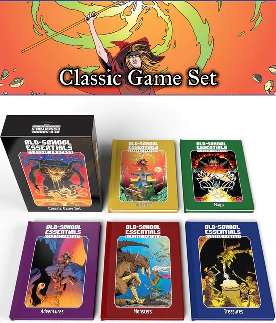 Old School Essentials: Classic Game Set, Box Set