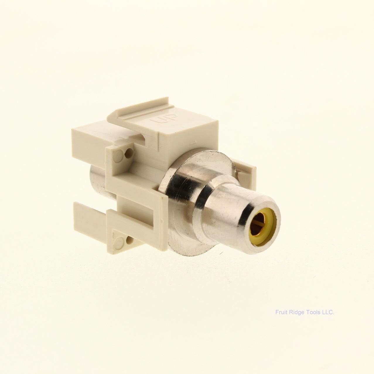 SignaMax Light Ivory RCA Yellow Feed-Thru Module CMK-RCAY