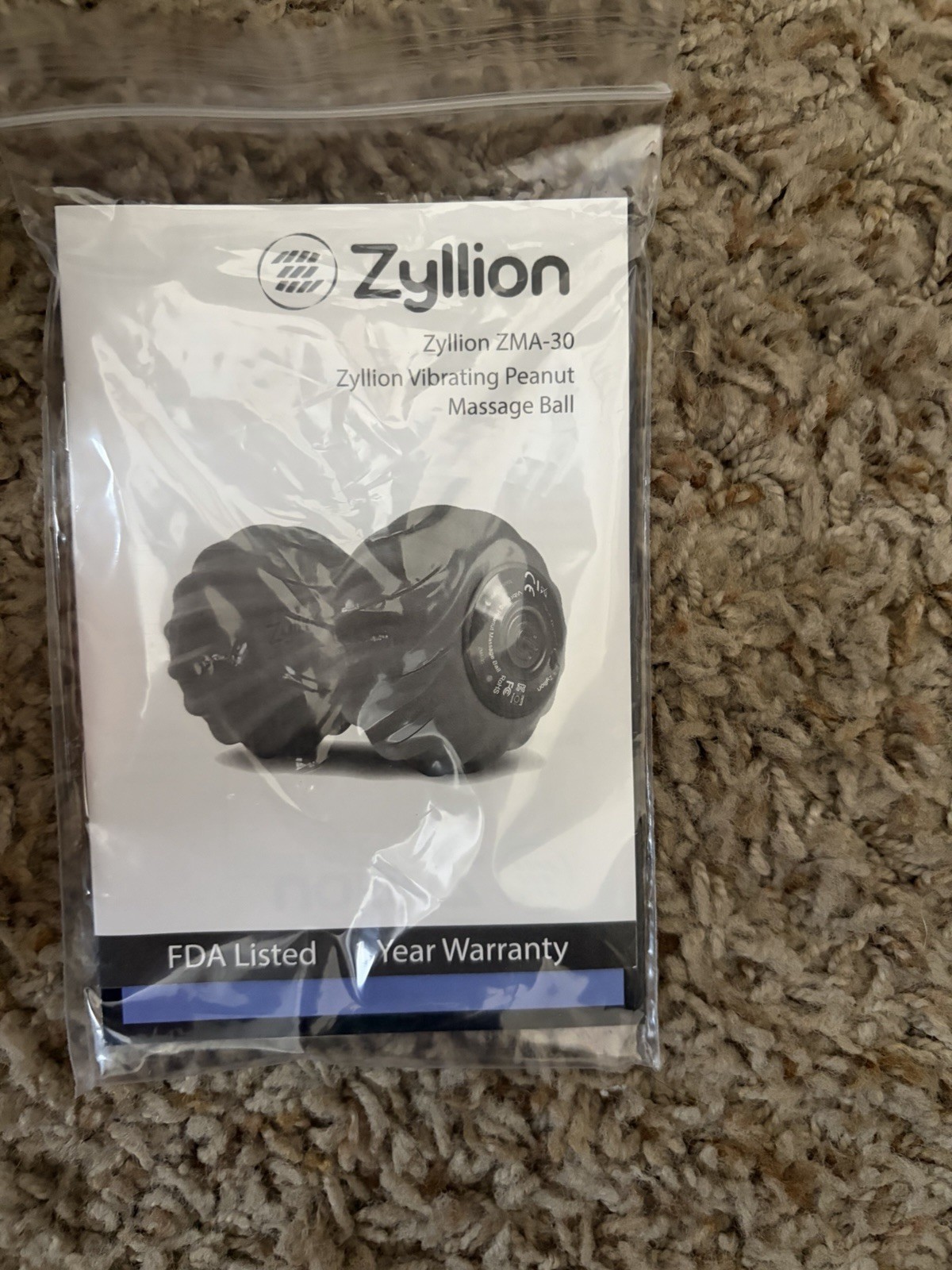 Zillion Vibrating Peanut Massage Ball