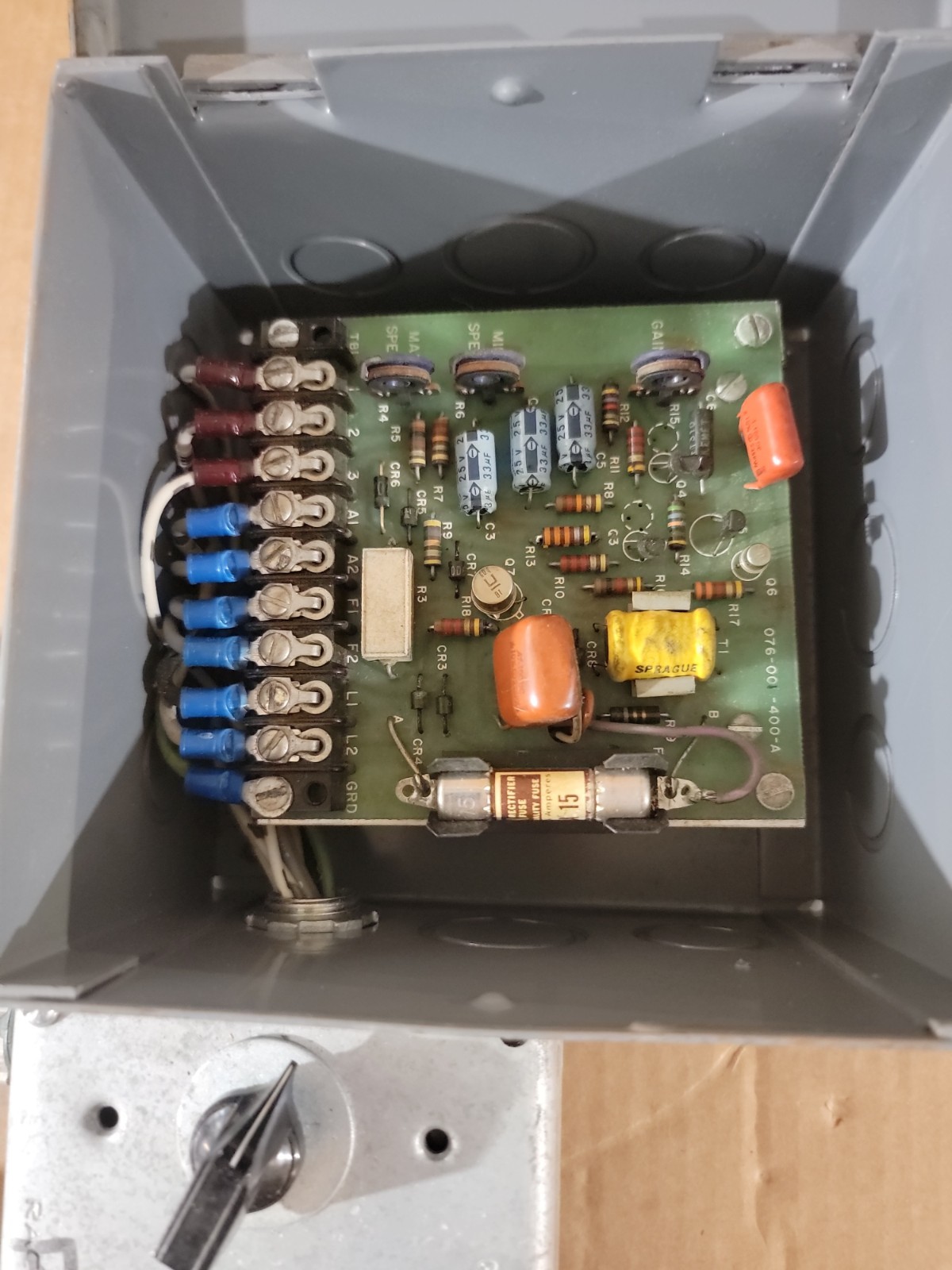 HD Electrical Power Control Box Type 1 Enclosure Controller Corded w. 2 Outlets