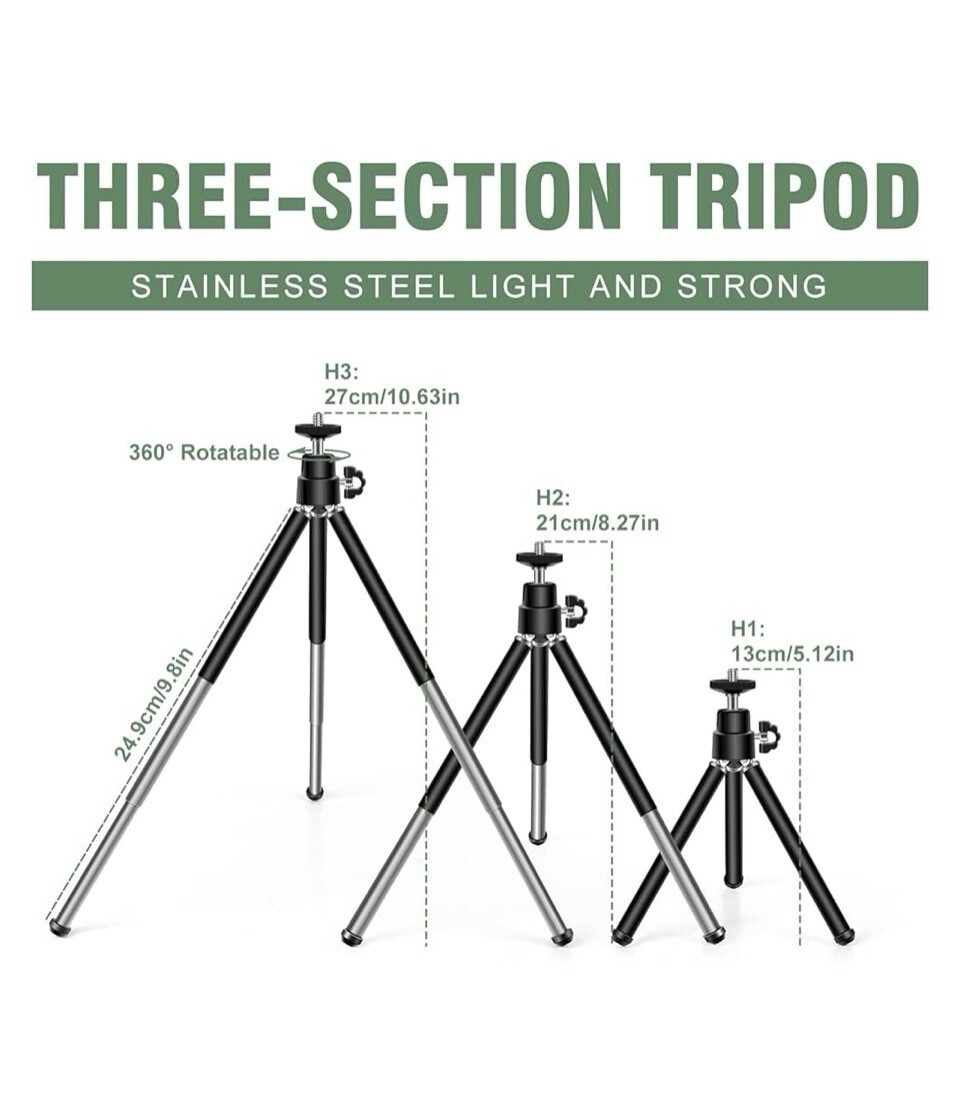 Pankoo 40X60 Monocular Telescope with Smartphone Holder & Tripod