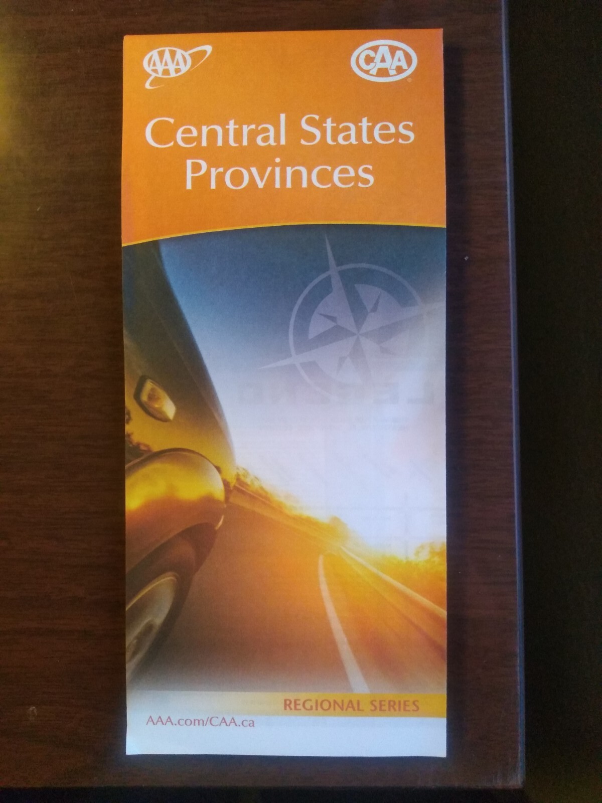 NEW Central State Provinces AAA CAA Regional Series Map American Automobile Club