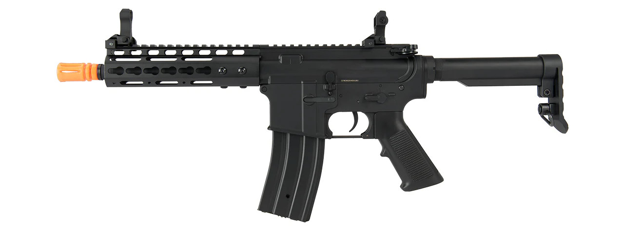 Golden Eagle F6637 Elite Series 7"" Keymod CQB AEG Airsoft Rifle (BLACK)