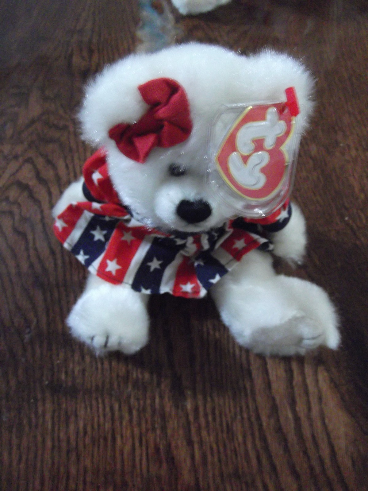 TY ATTIC TREASURES FRANNY The Bear 1993 * LOOKS NEW CLEAN * WITH TY HEART TAG