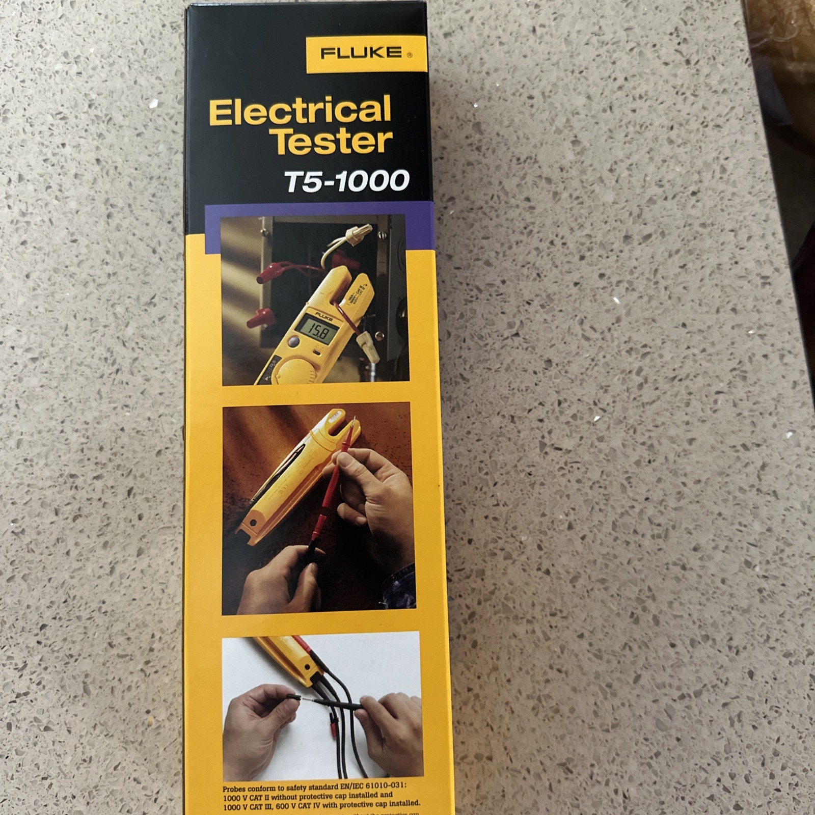 Fluke T5-1000 Electrical Voltage Continuity and Current Tester with Probe Tips