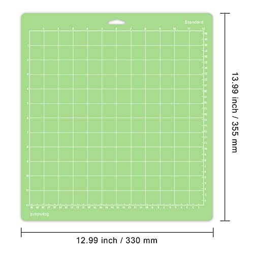 Cutting Mat, Compatible With Cricut Explore 12x12in(8 Pack)Standard Green