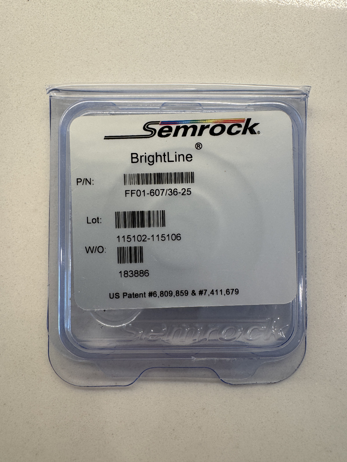 Semrock BrightLine FF01-607/36-25