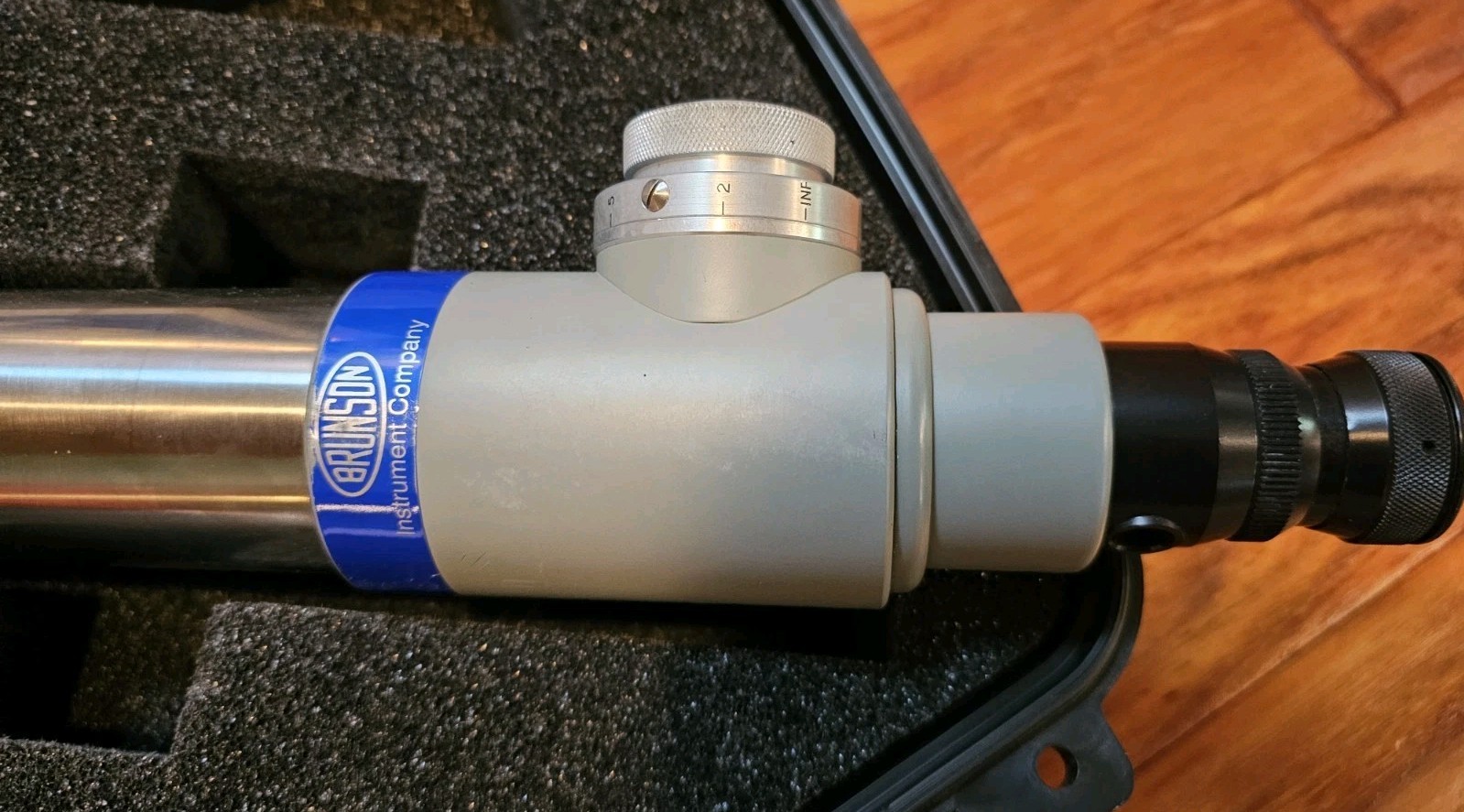 Brunson Alignment Telescope C47280 w/ Case and Attachment
