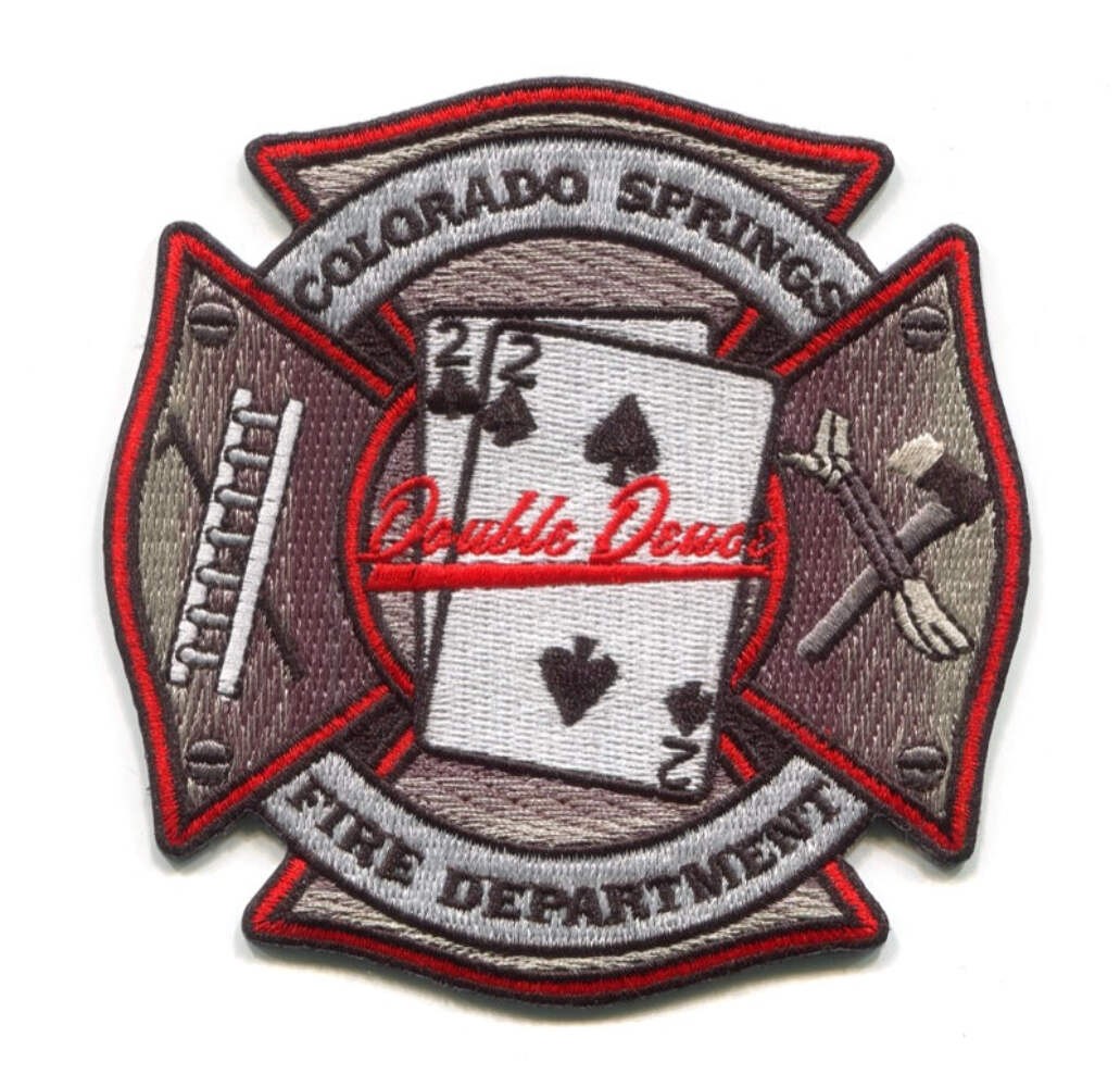 Colorado Springs Fire Department Station 22 Patch Colorado CO Double Deuce