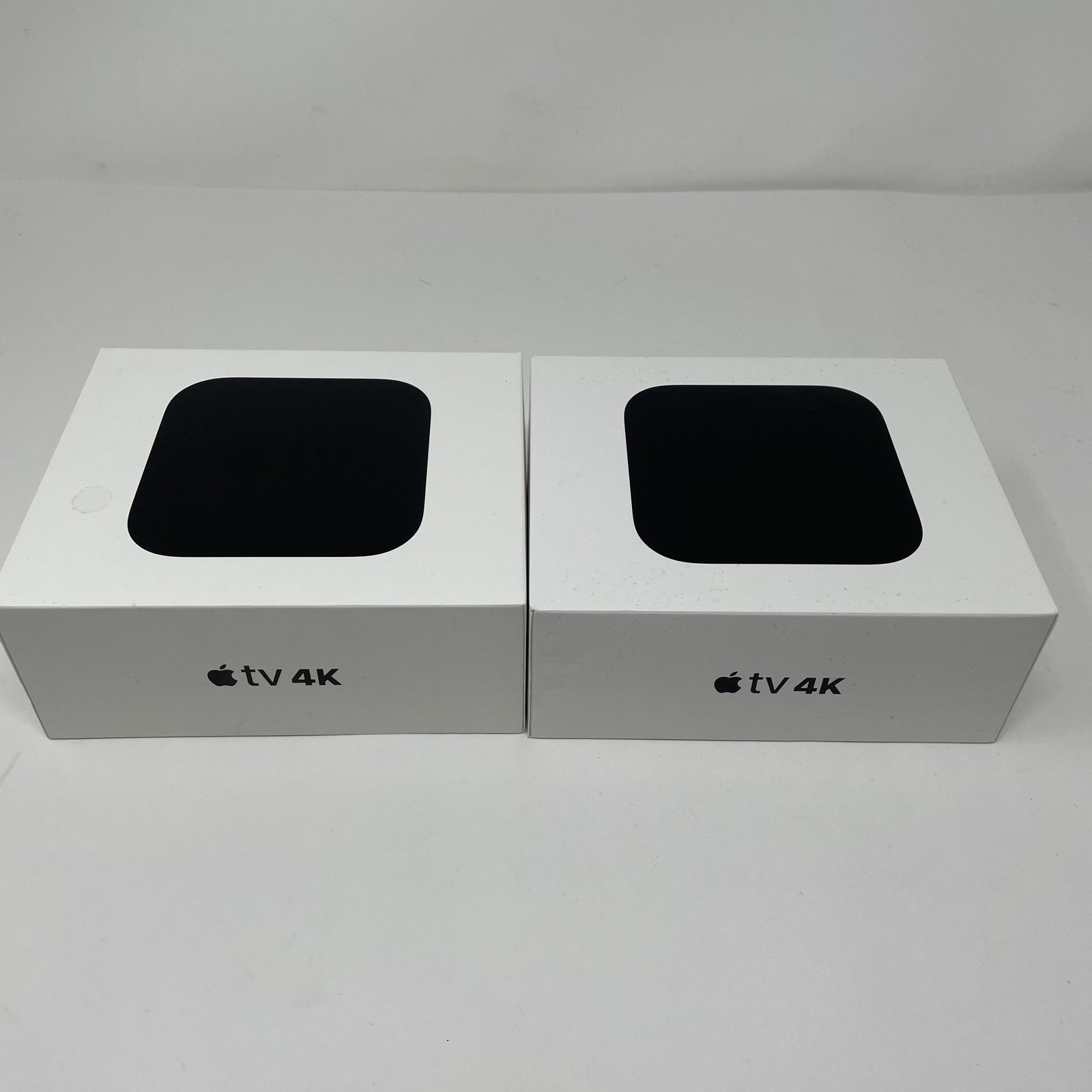 Apple TV 4K 32GB Lot 2 Boxes Only HD Digital Media Streamer Black MQD22LL/A