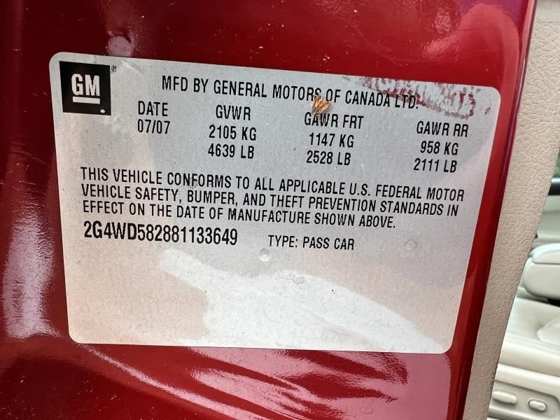 Air Bag Driver Wheel Fits 08-09 ALLURE 104582774
