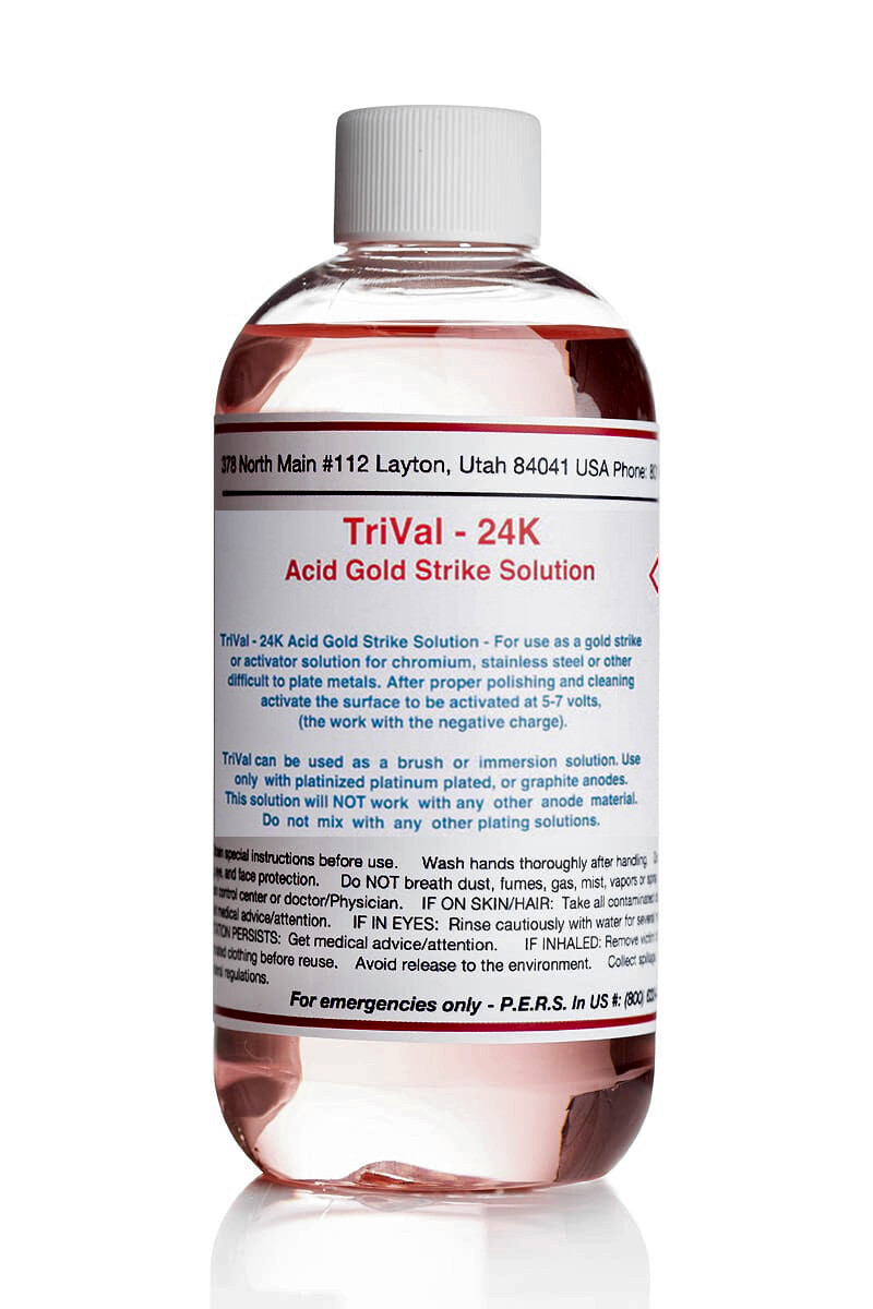 TriVal Gold Strike Solution - Brush - 500 mL