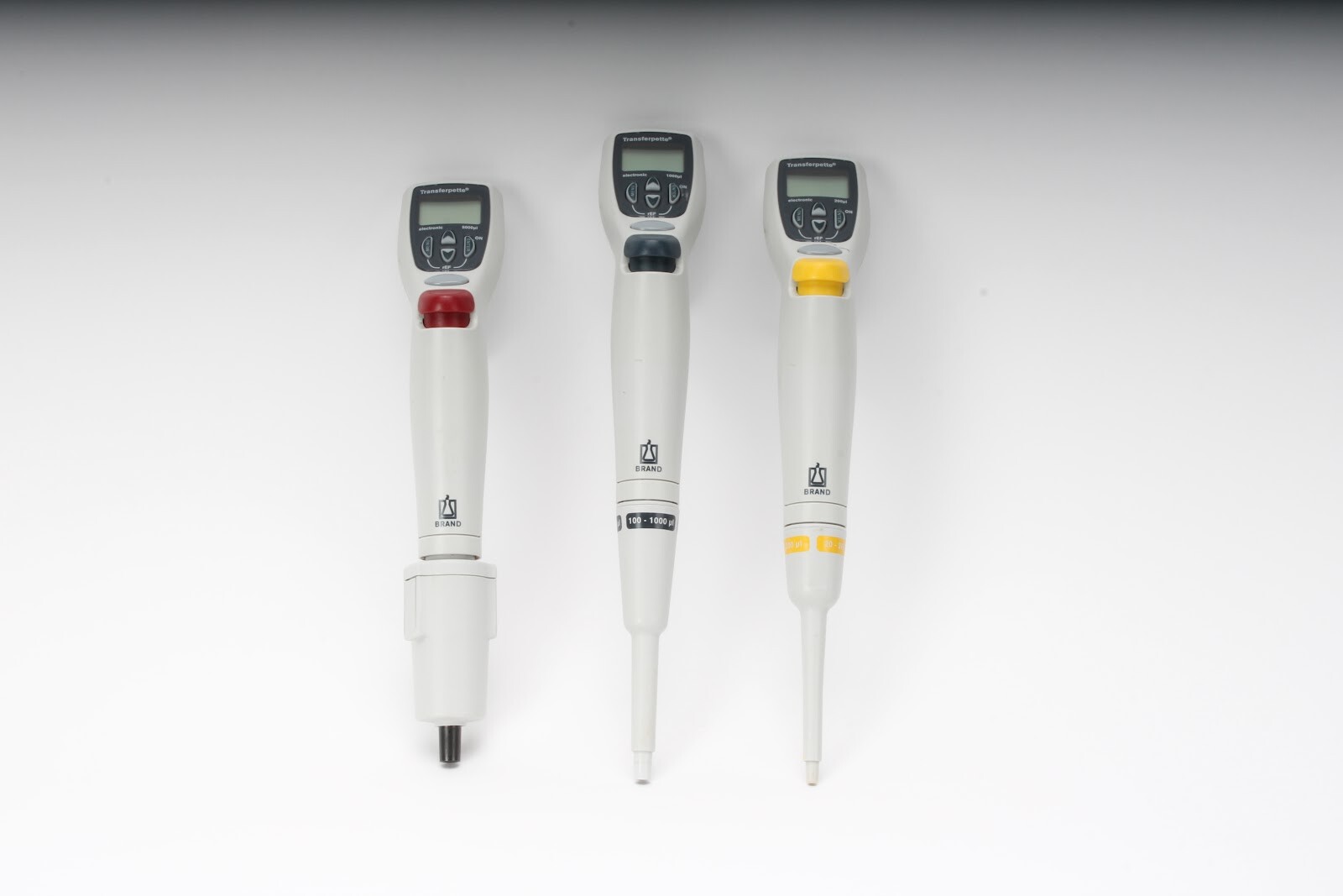 BRAND Tech Transferpette Electronic Pipettor Lot of 3 - AS IS